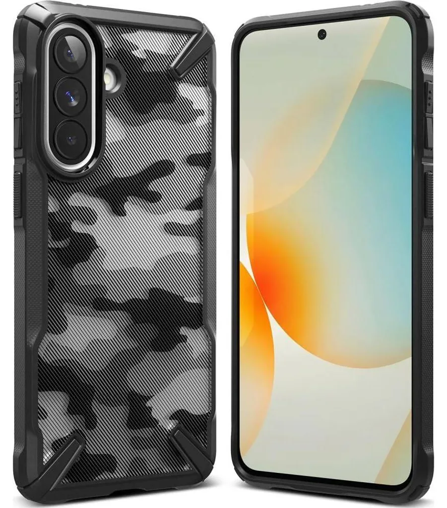 Coque Ringke Fusion X Galaxy A57 5G Motif Moro Noire Protection Militaire