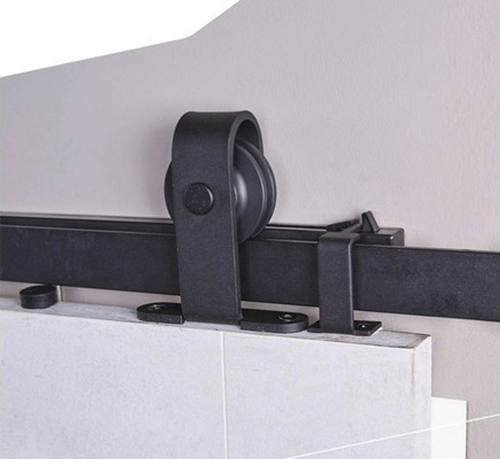 Schiebetürsystem Intersteel 200 cm Basic Top schwarz