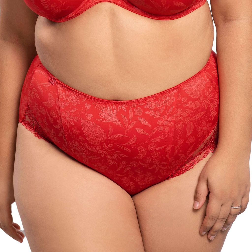 Ulla Jasmin Taillen Slip Feinste Mikrofaser kombiniert mit filigraner Stickerei, Tüllverstärkung im Vorderteil, Perfekte Passform