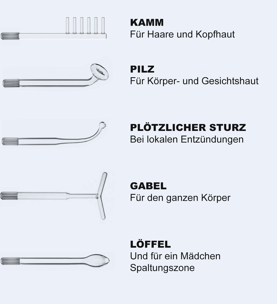 Darsonval, Hochfrequenz, Hautstraffung, Akne- und Produktbild 7