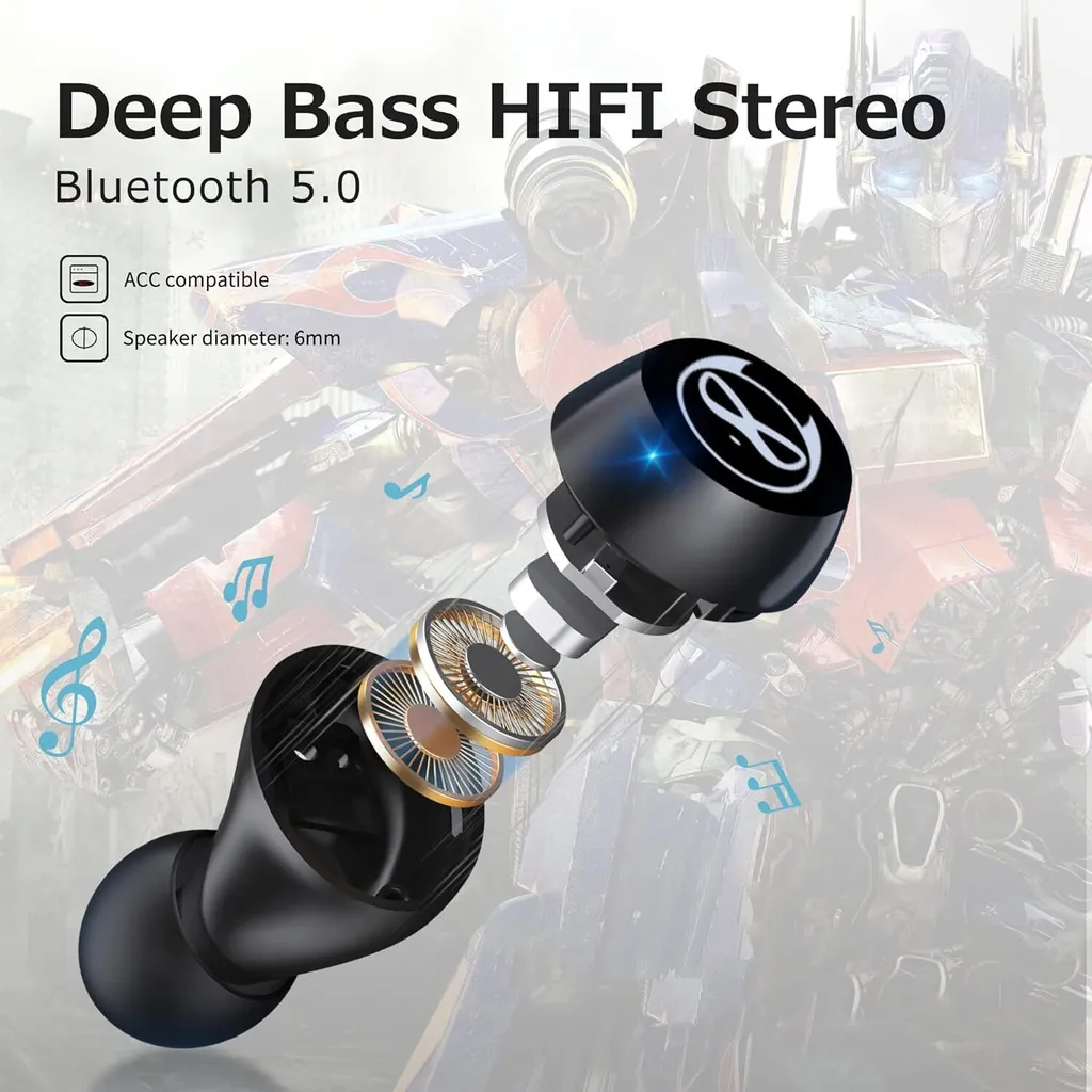 Auricolari Senza Fili Top per Ragazzi: 36h Batteria e Audio HiFi - 3