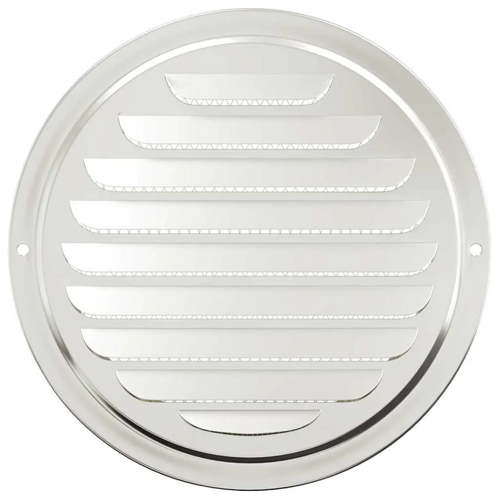 Grille d'aération anti-humidité 200 mm inox pour placard et cuisine x4 - 5