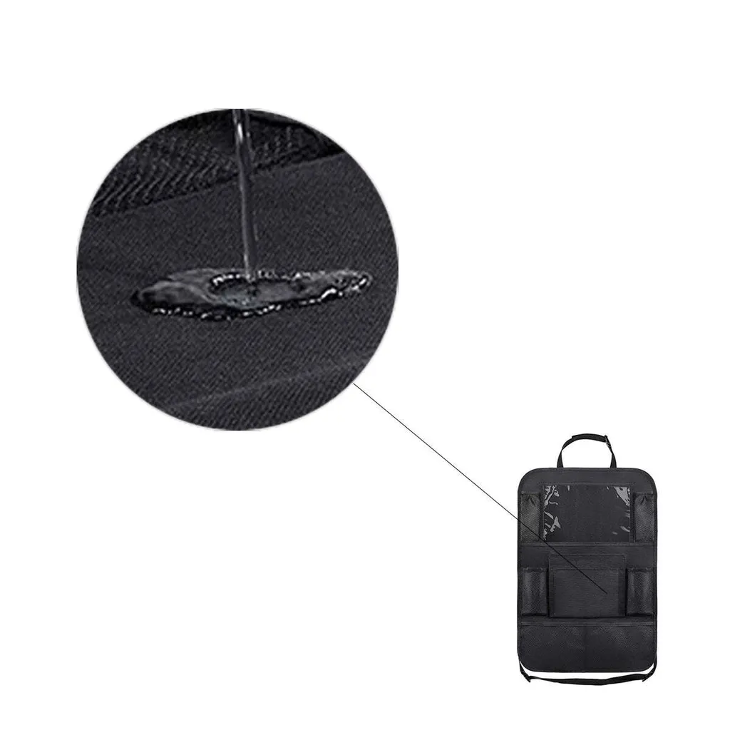 Supporto Tablet Auto e Organizer Sedile Posteriore - Kit 2 Pezzi Nero - 4