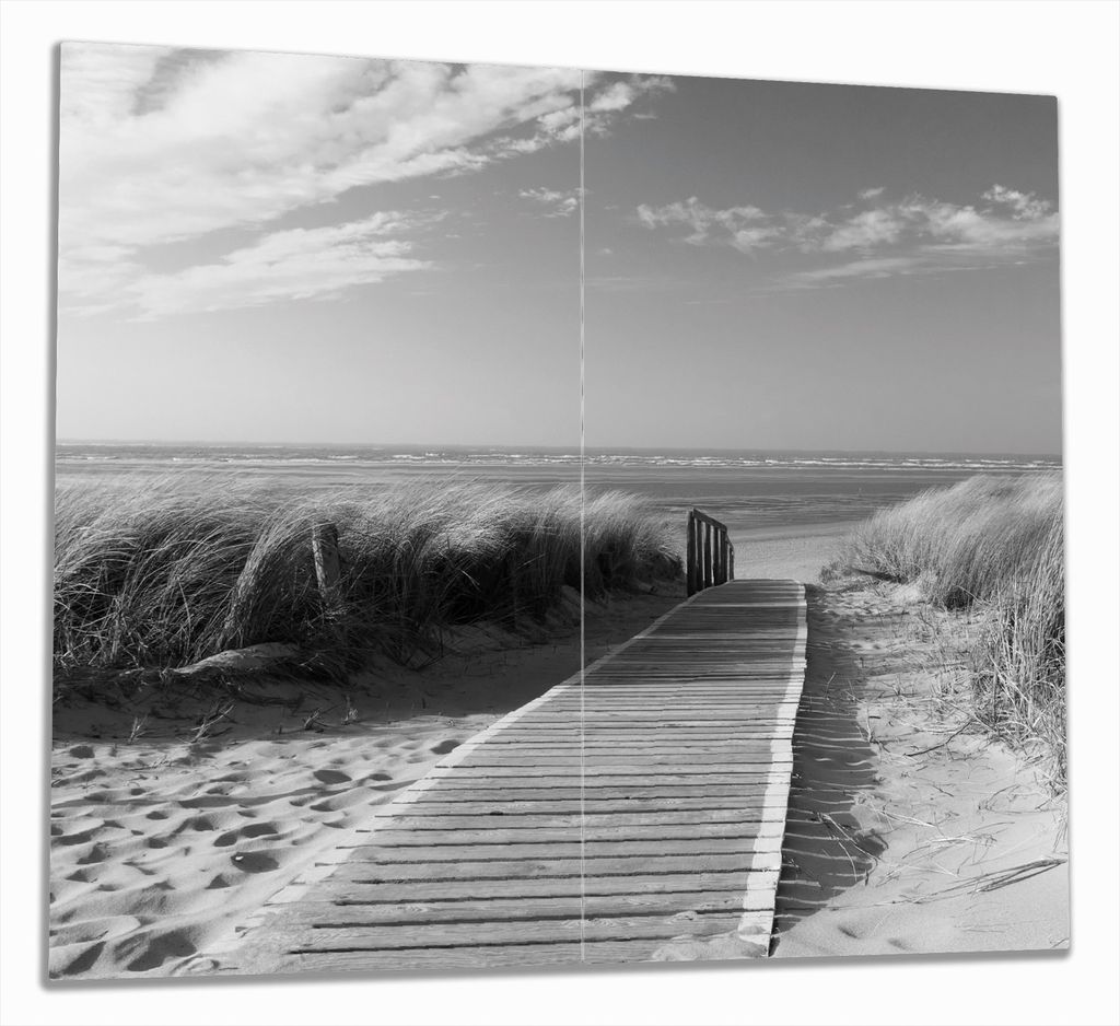 Wallario Herdabdeckplatte aus Glas, Größe 60 x 52 cm Produktbild 