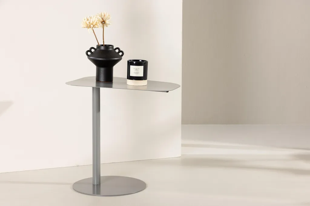 Table d'angle SanJose gris clair - Bureau de coin compact et moderne - 6