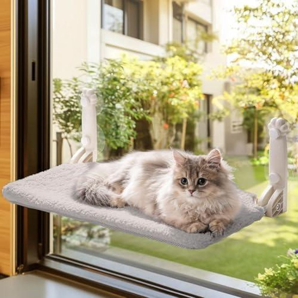 MEWOOFUN Weiche Katzen fensterhängematte - 54x30cm Produktbild 