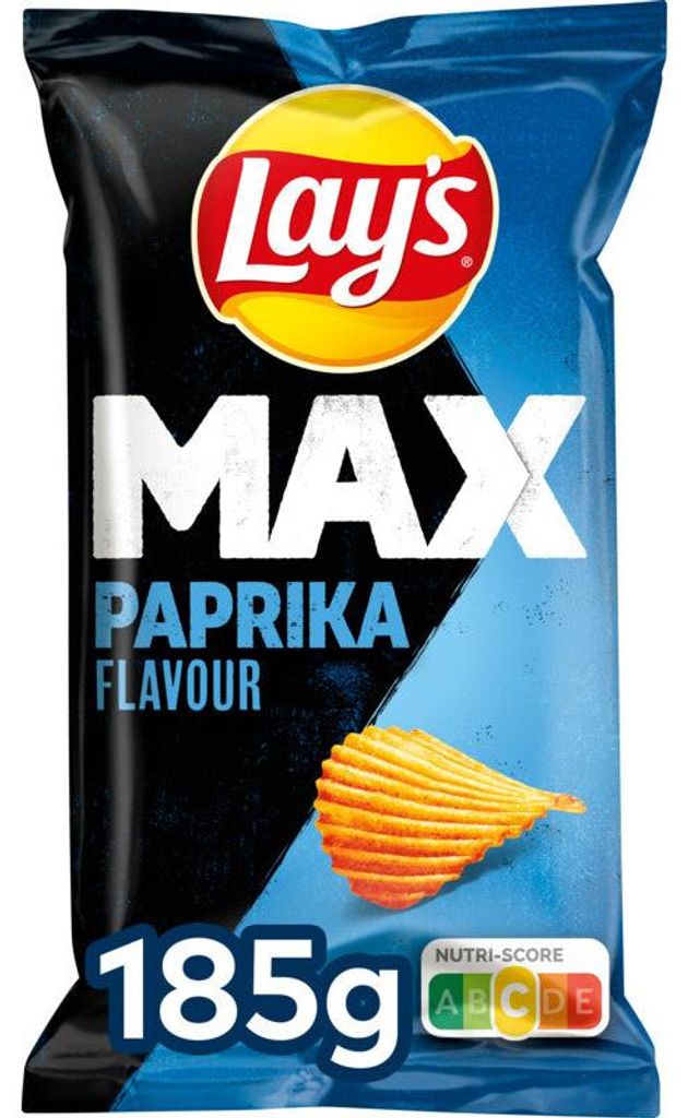 Lay's Max Superchips Paprika, 185 g - Patatine croccanti al Immagine del prodotto 