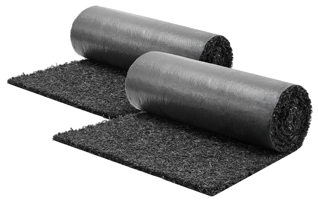 Tapis anti-mauvaises herbes en caoutchouc VEVOR, 2 rouleaux Image du produit 
