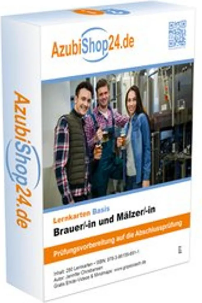 Préparer l'examen Brasseur et Malteur avec les fiches AzubiShop24 Pro
