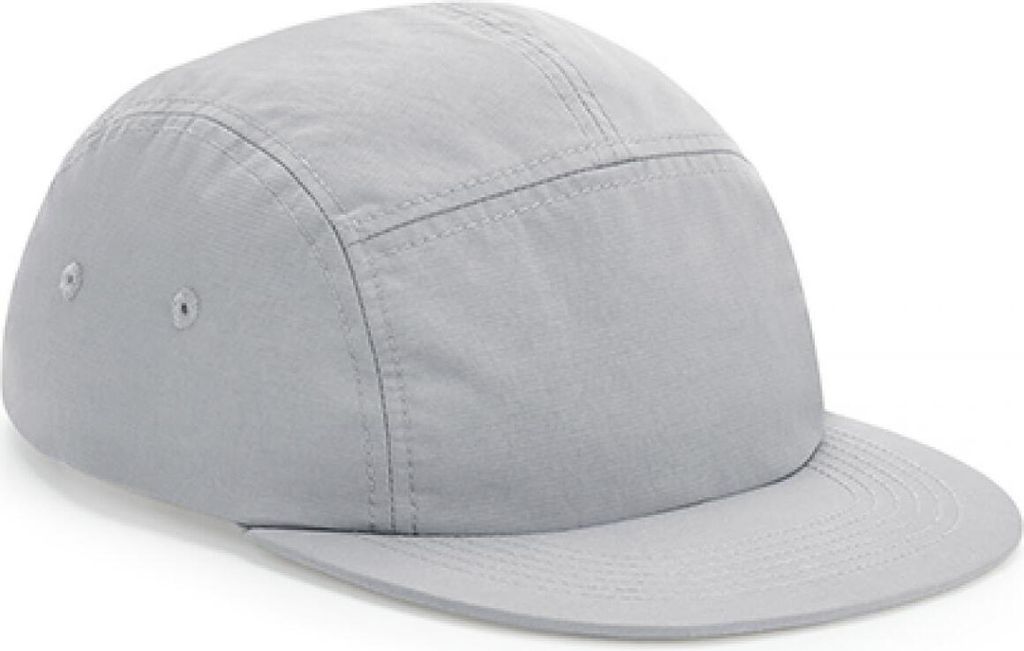 Beechfield B659 | Outdoor 5 Panel Camper Cap - Farbe: Light Grey - Größe: One Size