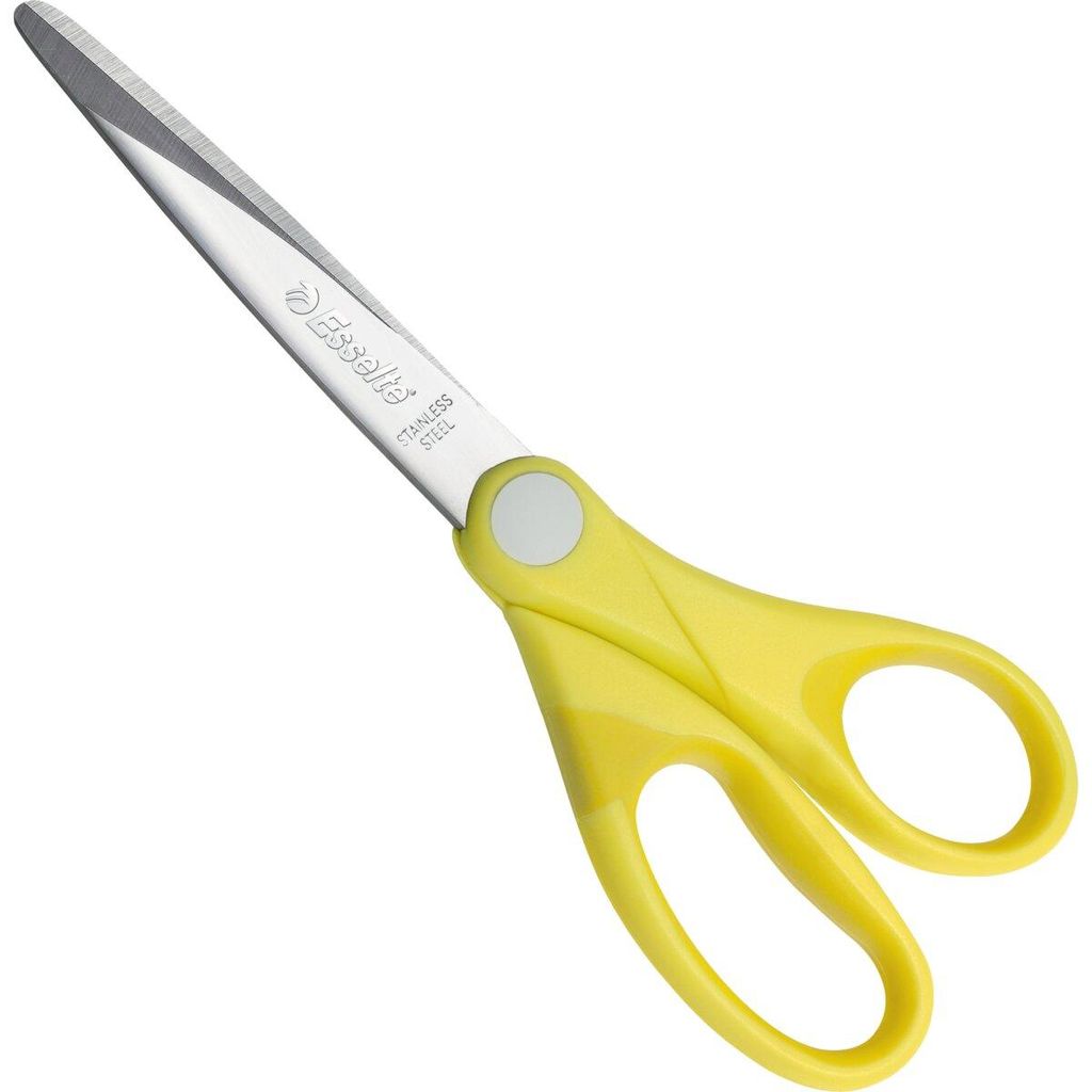 Esselte 626648, Erwachsener, Gerader Schnitt, Einzelbild, Silber, Gelb, Edelstahl, Universal