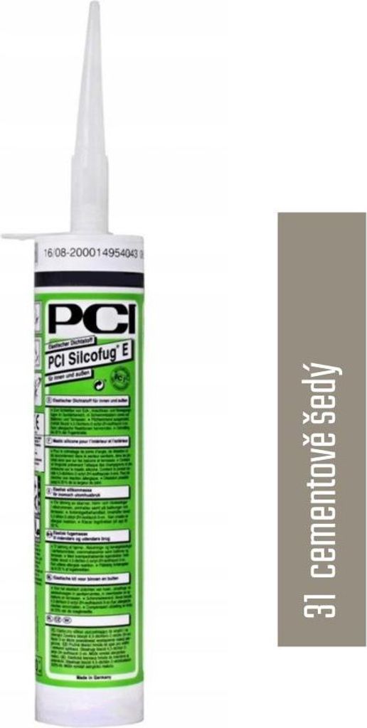PCI Silcofug E Silicone interno ed esterno No. 31 grigio Immagine del prodotto 