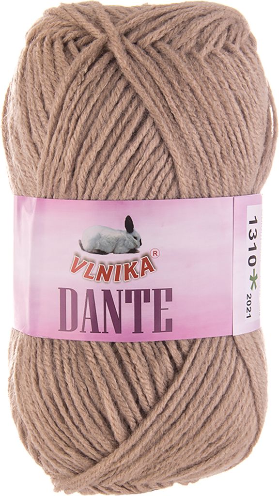 100g Strickgarn Dante Uni und Color Häkelgarn Handstrickgarn Wolle Farbwahl, Farbe:1310 cappuccino