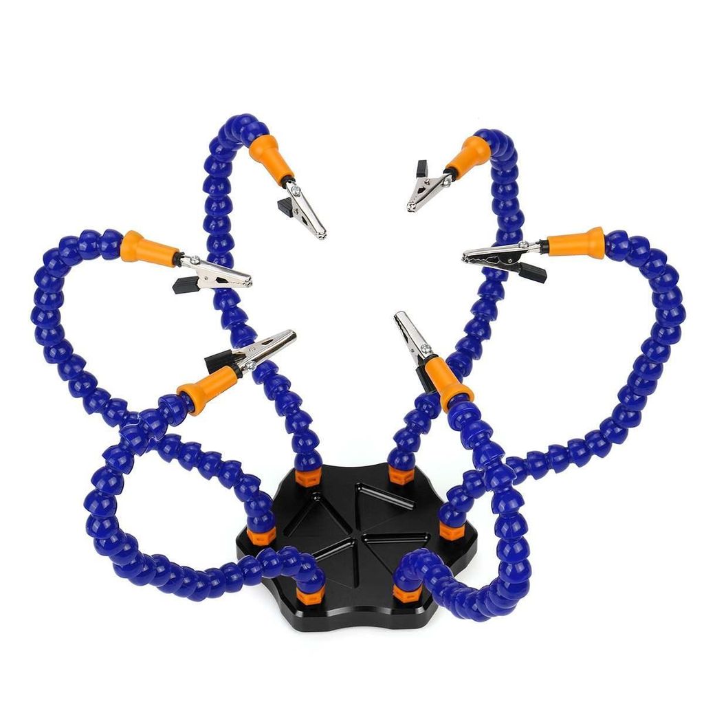 Dritte Hand mit 6 flexiblen Armen und Standfuß