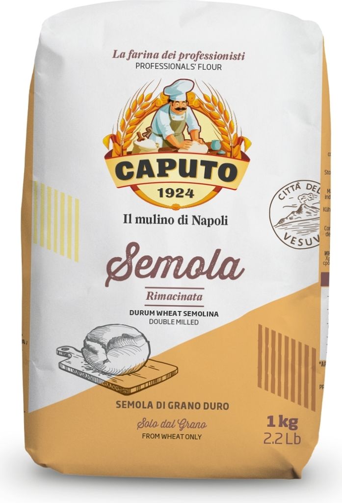 Caputo Semola Rimacinata 1kg - Italienischer Produktbild 