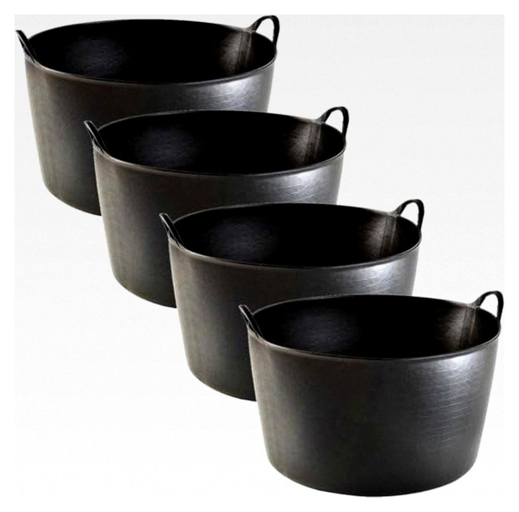 Flexibler Wäschekorb 42L - schwarz - Aufbewahrungskörbe - Korb