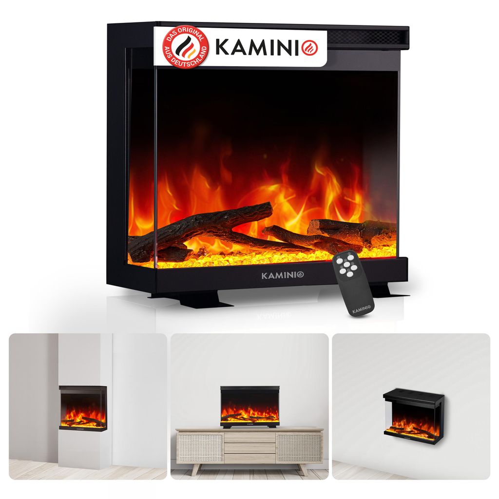 KAMINIO Elektrický krb LEA – Elektrický krb 3 v 1 s Obrázok produktu 