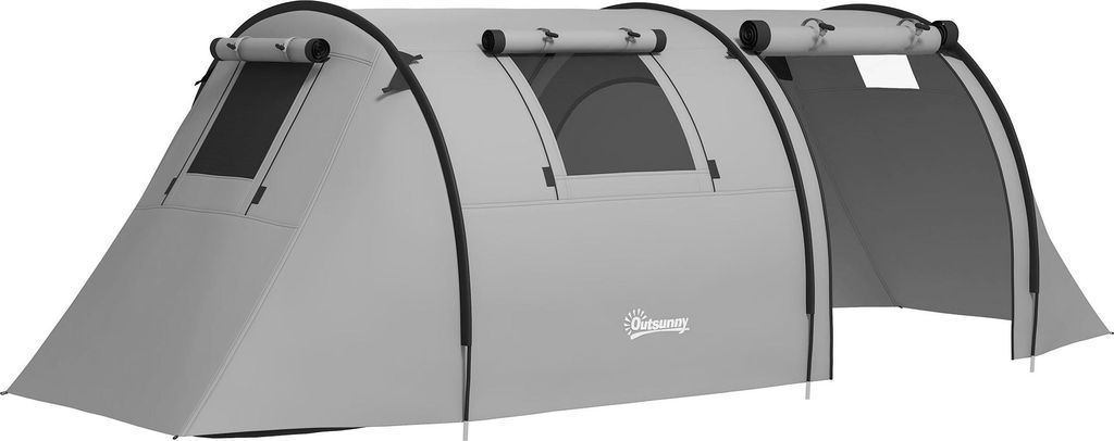 Outsunny Campingzelt für 3-4 Personen wasserdicht Produktbild 