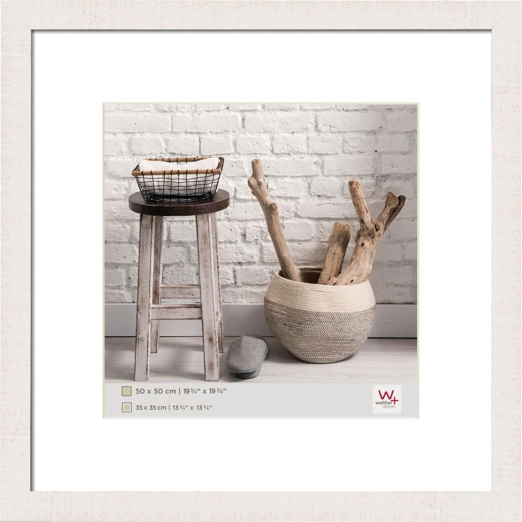 50 x 50 cm Dřevěný rámeček s motivem domu v barvě polární Obrázek produktu 