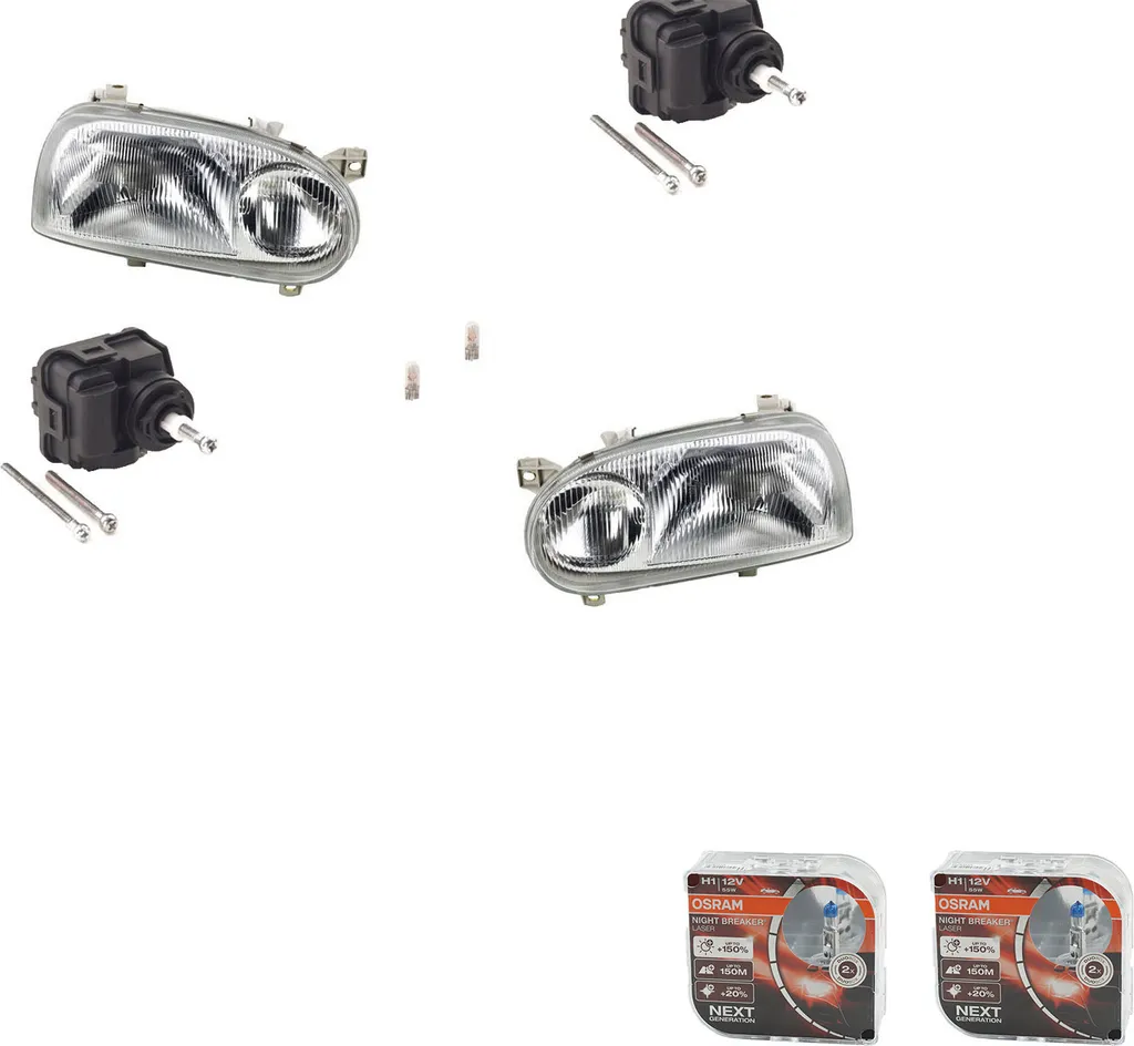 Kit Upgrade Illuminazione Johns + Osram per VW Golf III (1Hx0)