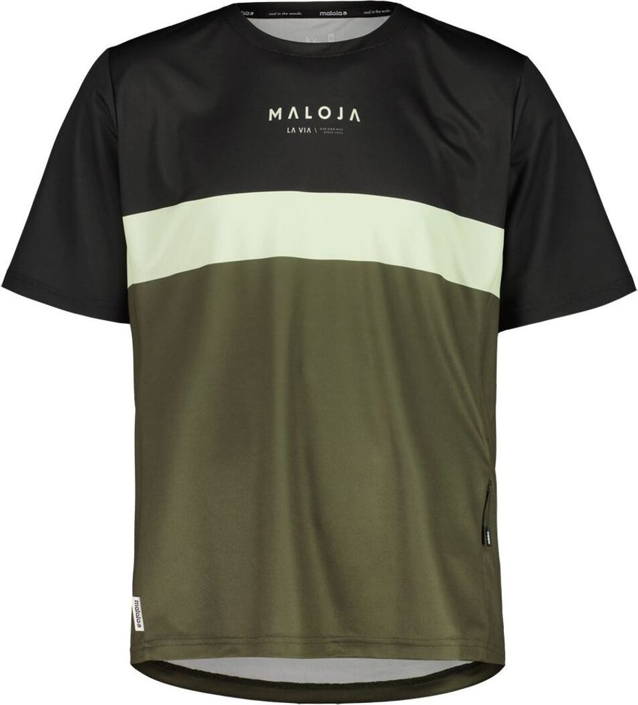 Maloja Herren Radtrikot BarettiM. alpine woods multi : L Größe: L