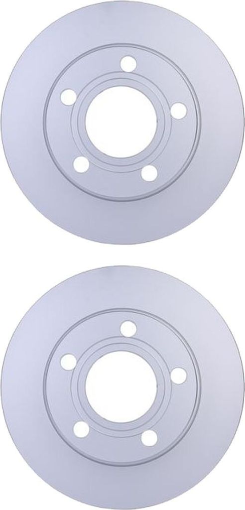 2 Bremsscheiben voll Ø 68 mm 10 mm HELLA passend für u.a. AUDI A6