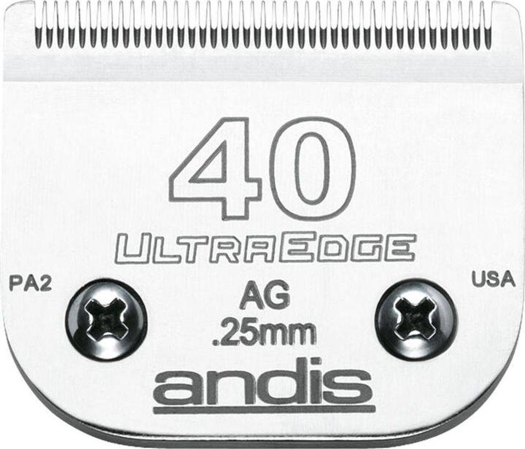 Andis Köpfe Stahl ANDIS KOPF No40 SCHNEIDEN 0.25MM