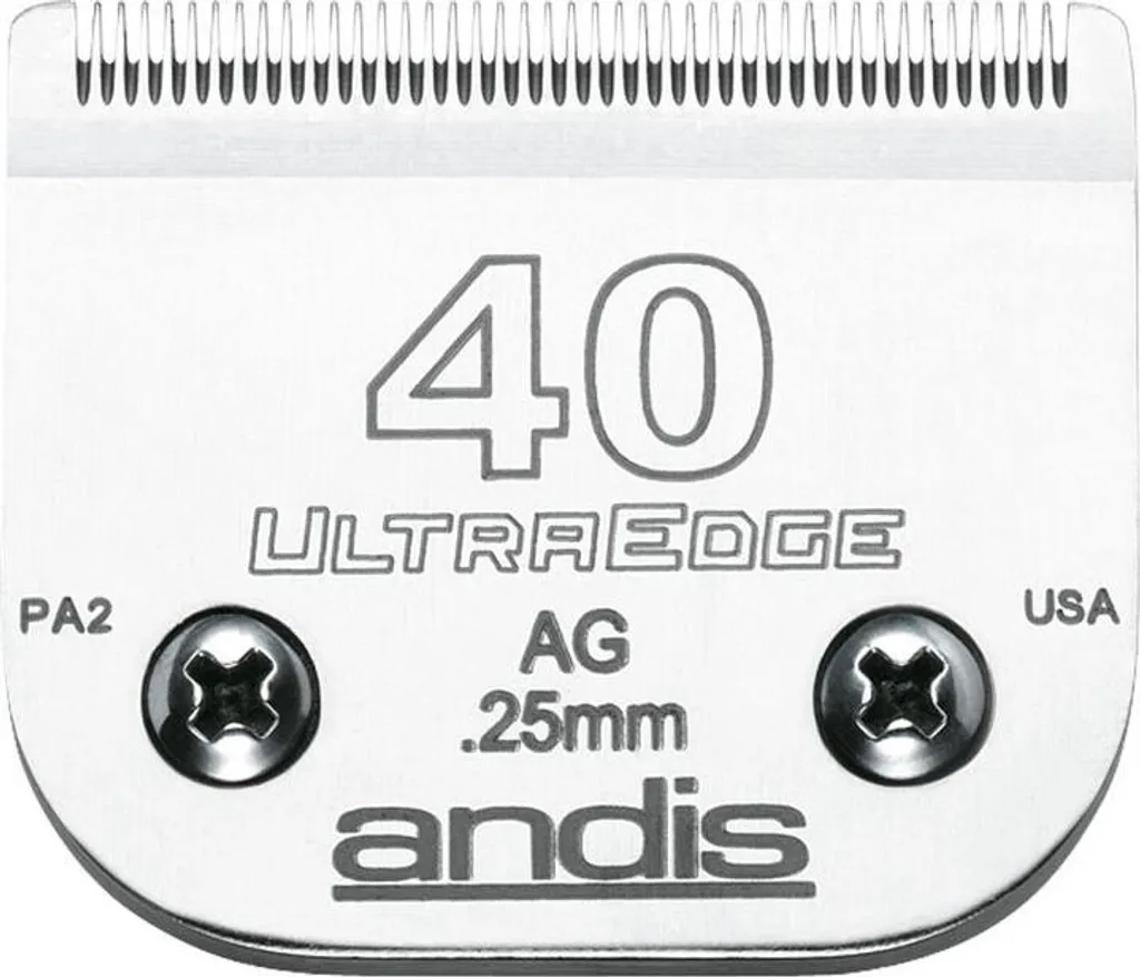 Lame de Tondeuse Andis N°40 Professionnelle - Accessoire de Coupe Acier