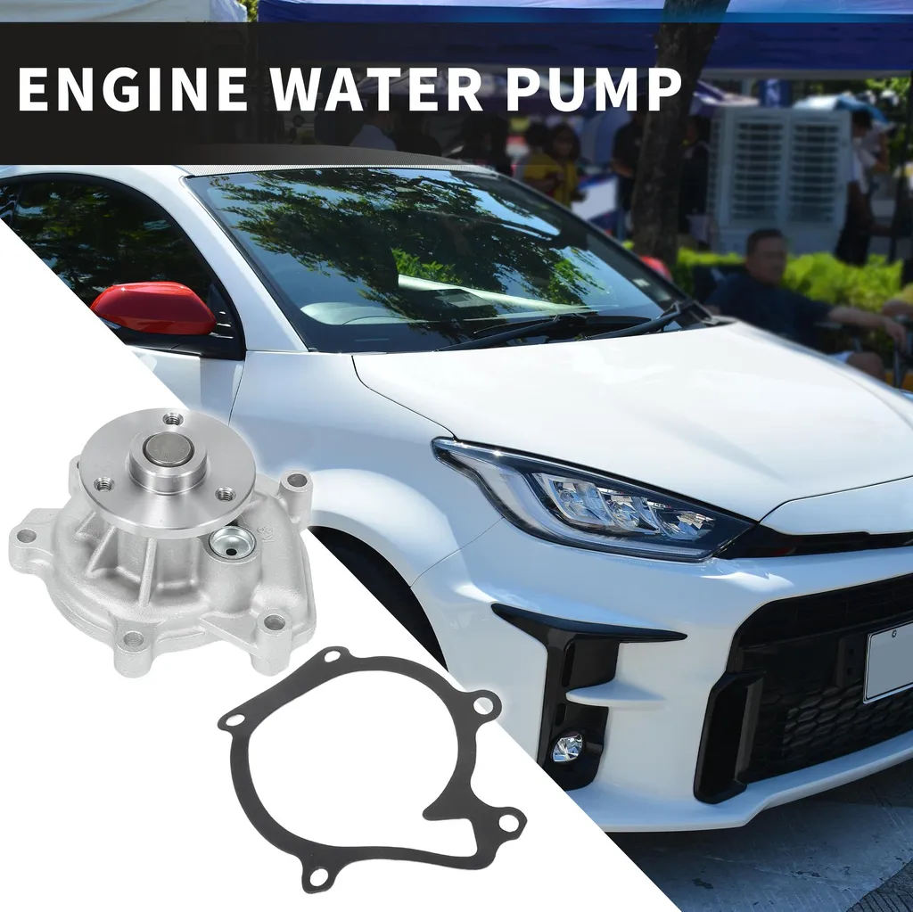 Pompe à eau moteur en métal argenté pour Toyota Yaris série 1999 à 2005