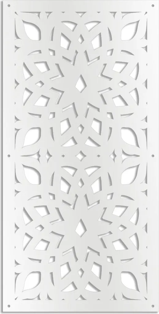 BOLERO Pannello PVC Traforato 73x148 Bianco: Parasole e Divisorio Design