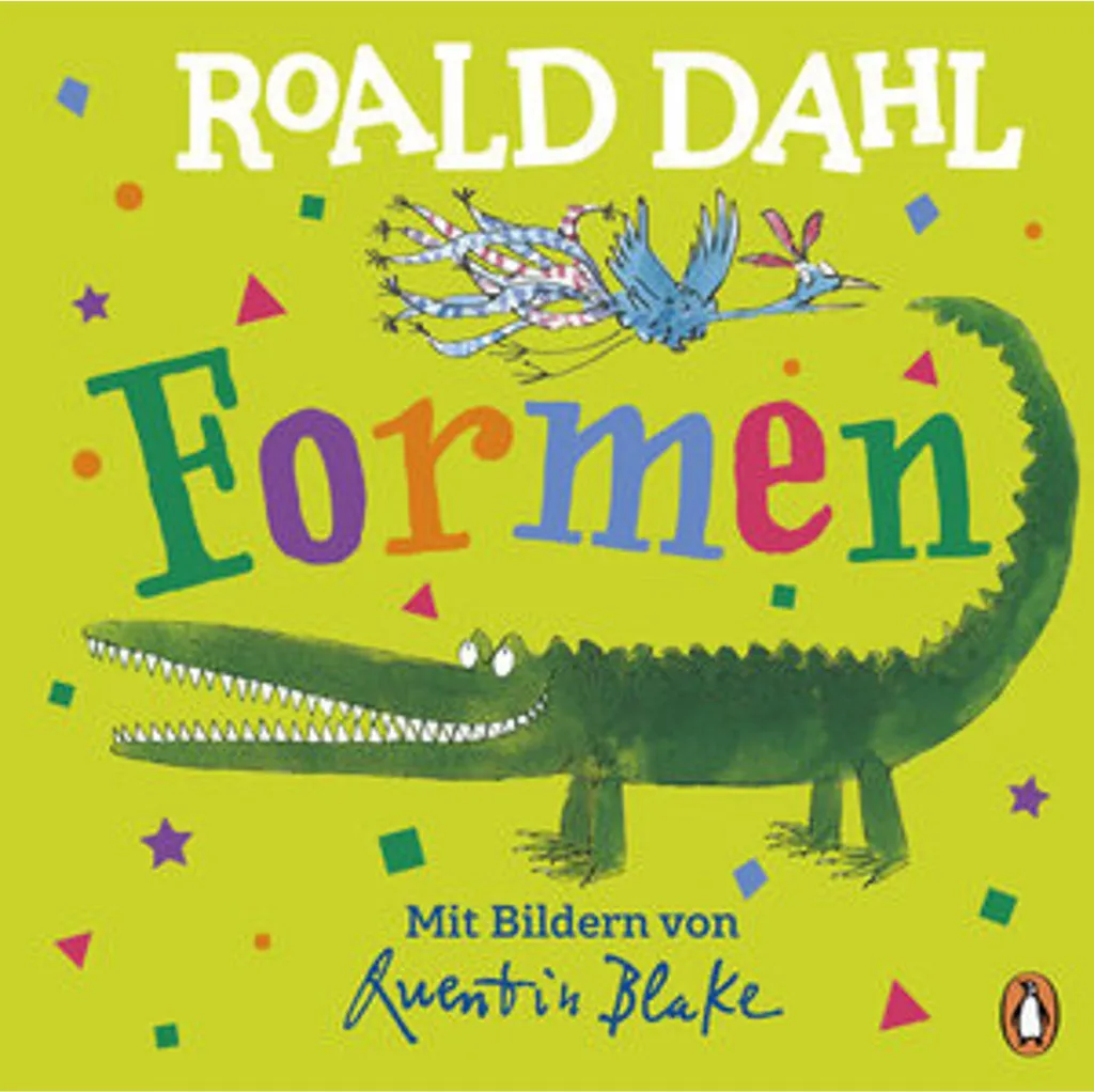 Roald Dahl Formen Livre Illustré en Carton avec Formes Géométriques