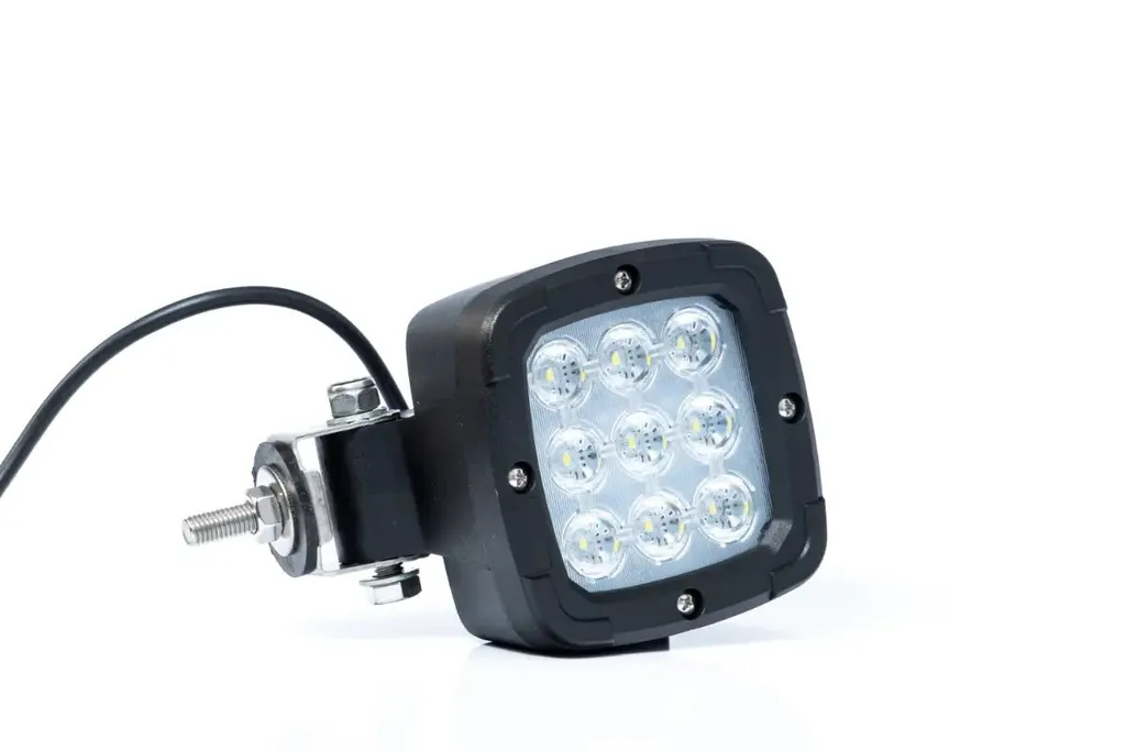 Lampe de travail FT-036 9 LED 1800 lm avec couvercle noir robuste