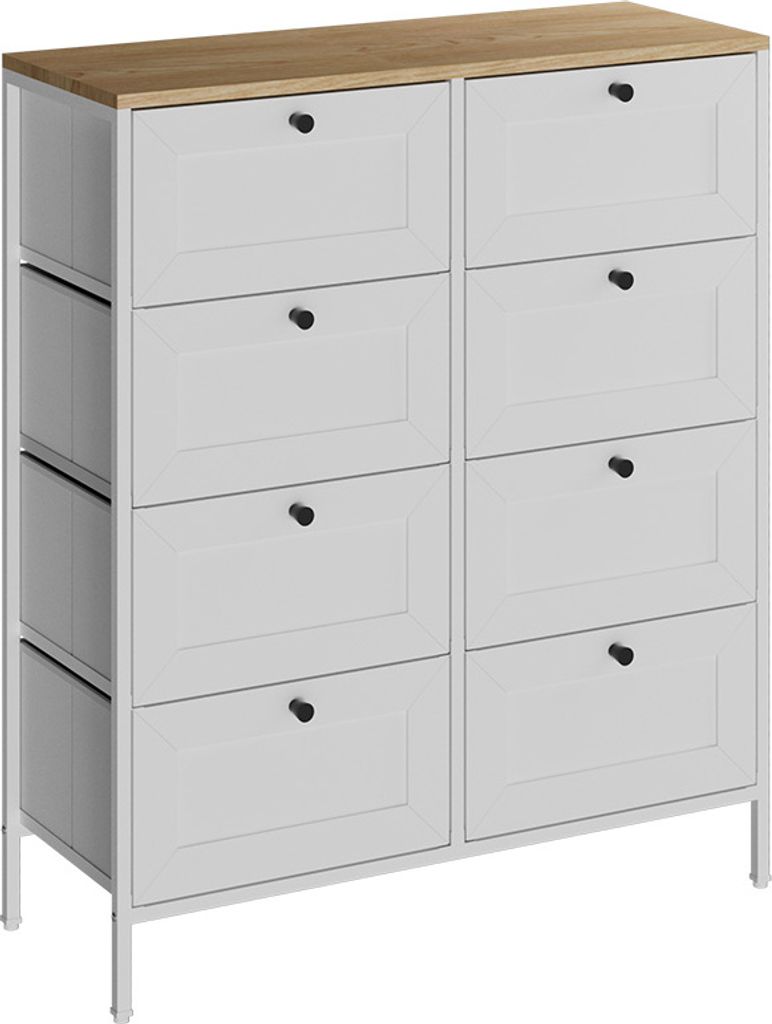 Komoda Vicco Belaro Biały 80 x 95 cm z 8 szufladami, Model Zdjęcie produktu 