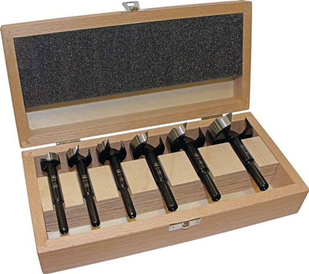 FISCH Set di punte Forstner Black Shark 6 pezzi - Immagine del prodotto 