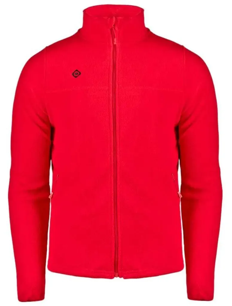 Veste de Sport Polaire Izas Obi M Rouge Homme S pour Ski et Trekking