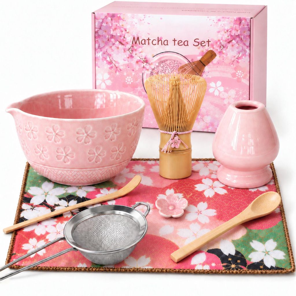 Matcha Tee Set 8-Teiliges Matcha Set mit Matcha-Schale Produktbild 