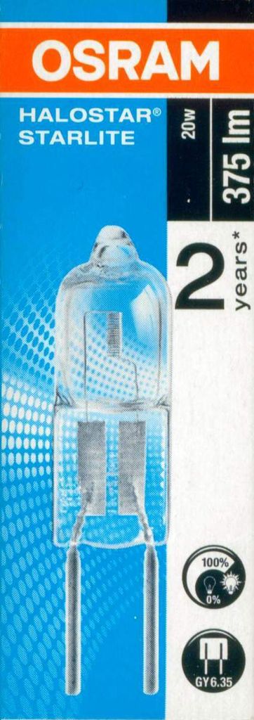 OSRAM HALOSTAR STARLITE Sternenhimmel 2000 20W 12V GY6.35 Produktbild