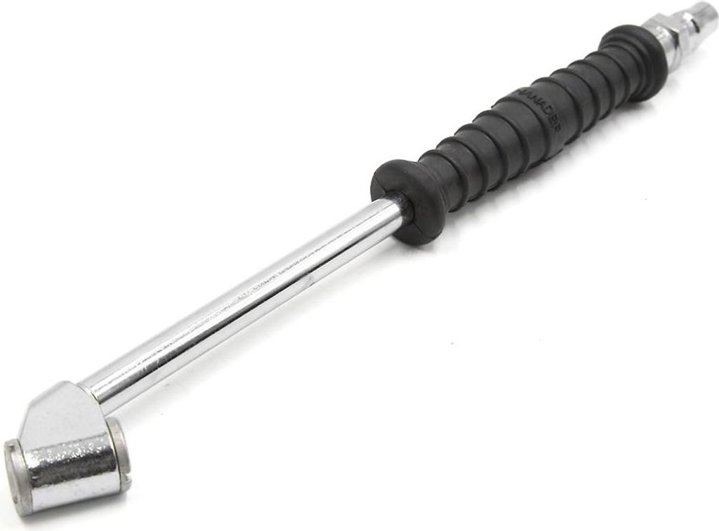 Metall Auto Fahrzeug Luft Reifen Doppelkopf Ventil Gummigriff Inflator Schlauch