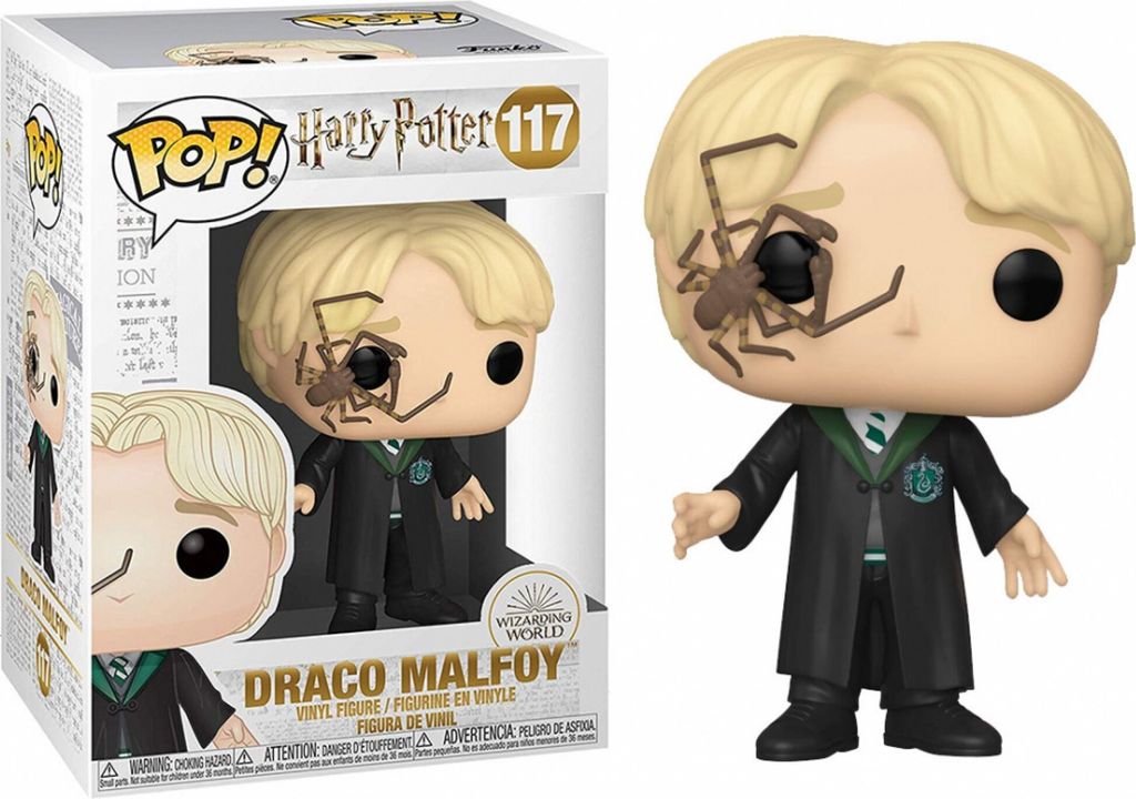 Funko POP! Vinyl: Harry Potter Figur Malfoy w/Whip Spider 9 Produktbild 5