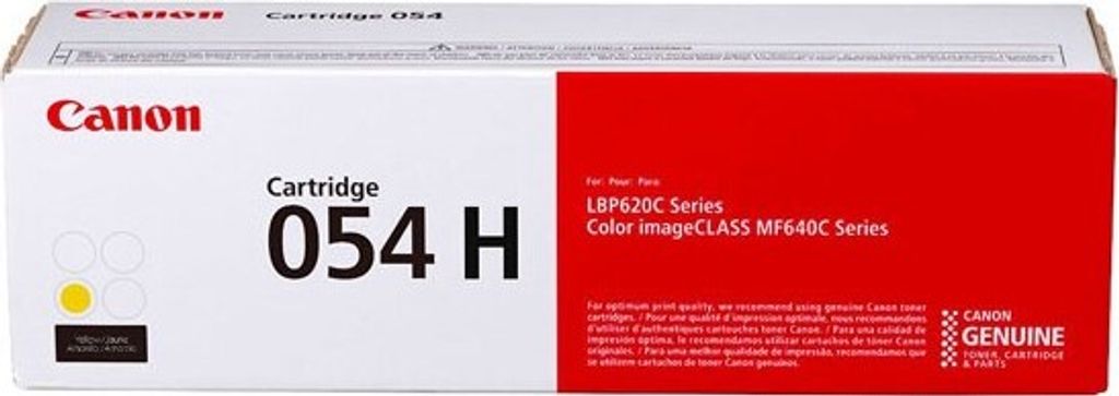 Canon Toner Cartridge 054 H Y yellow Produktbild 