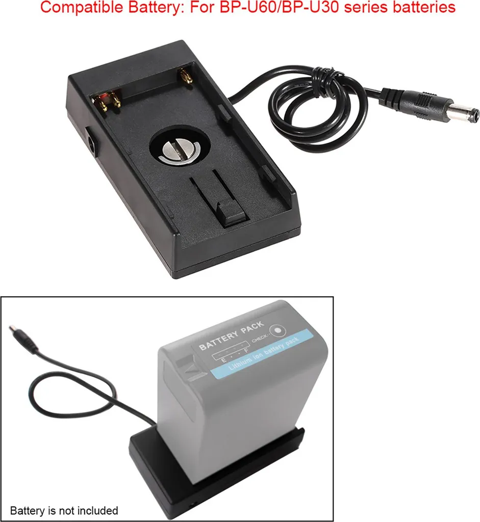 Support de Batterie pour Caméra Blackmagic avec Plaque d'Alimentation - 4