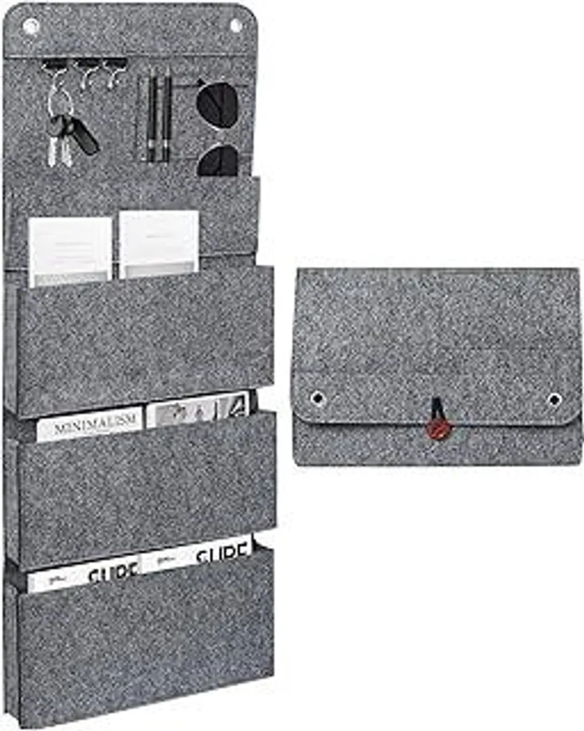Organizer Feltro per Ingresso e Bagno | 6 Tasche di Grande Capacità