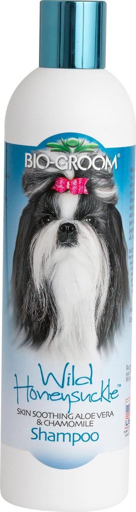 BioGroom Wild Honeysuckle Haut beruhigendes Hundeshampoo mit Aloe Vera und Kamille, konzentrat 1:8, 355 ml (Verdünnt 3.2 L)