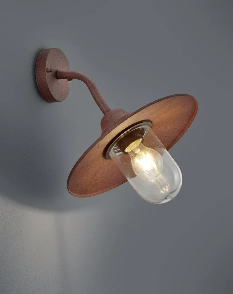 Offerta Lampada Trio 201760124 Brenta Rame | Parete Esterni E27 - 8