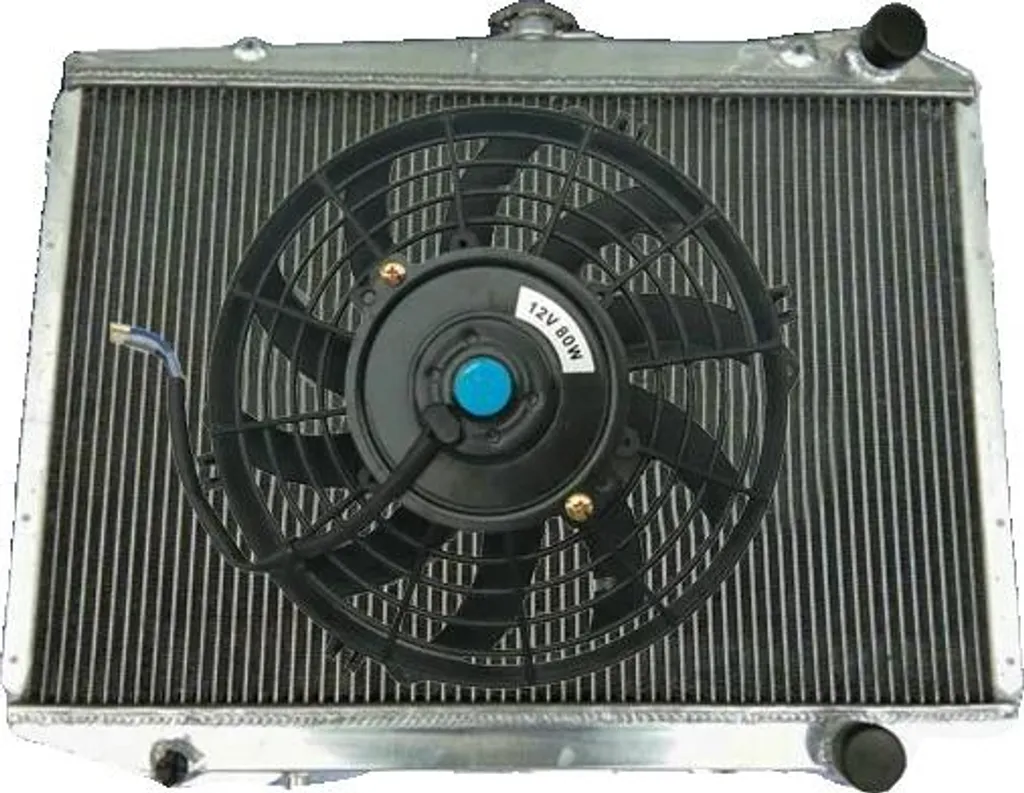 Radiateur Anti-Surchauffe Aluminium pour Nissan D21 1986-1997 15/16
