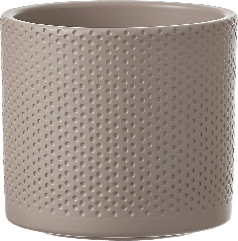 Keramik Blumen Übertopf ERA – H 13 cm - Ø 15 cm - Pflanztopf – Übertopf – Übertöpfe – Blumenübertöpfe - Blumentopf