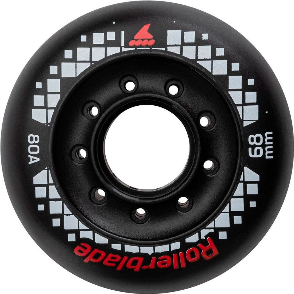 Rollerblade 65/80a Apex Schlittschuhrollen 4 Einheiten Schwarz Schwarz One Size