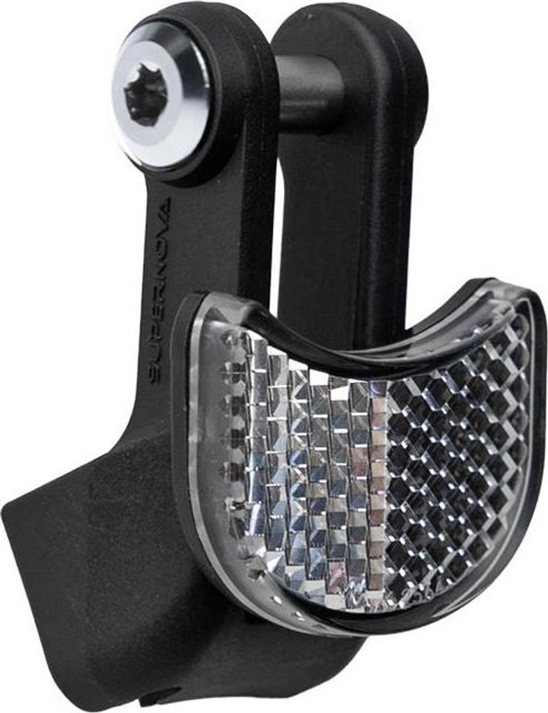 Supernova Lampenhalterung Mobie Mount 2 mit Clip-On Reflektor Suntour Mobie Gabel