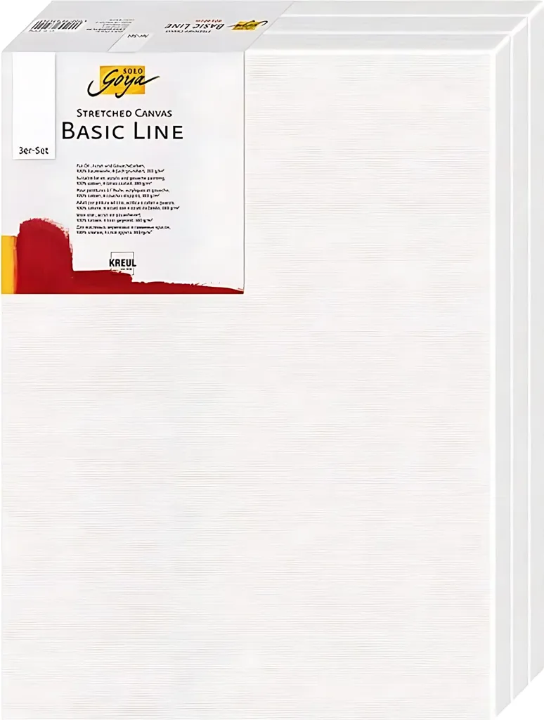 Toile à Peindre SOLO Goya BASIC LINE 40x50cm, Châssis Bois Robuste