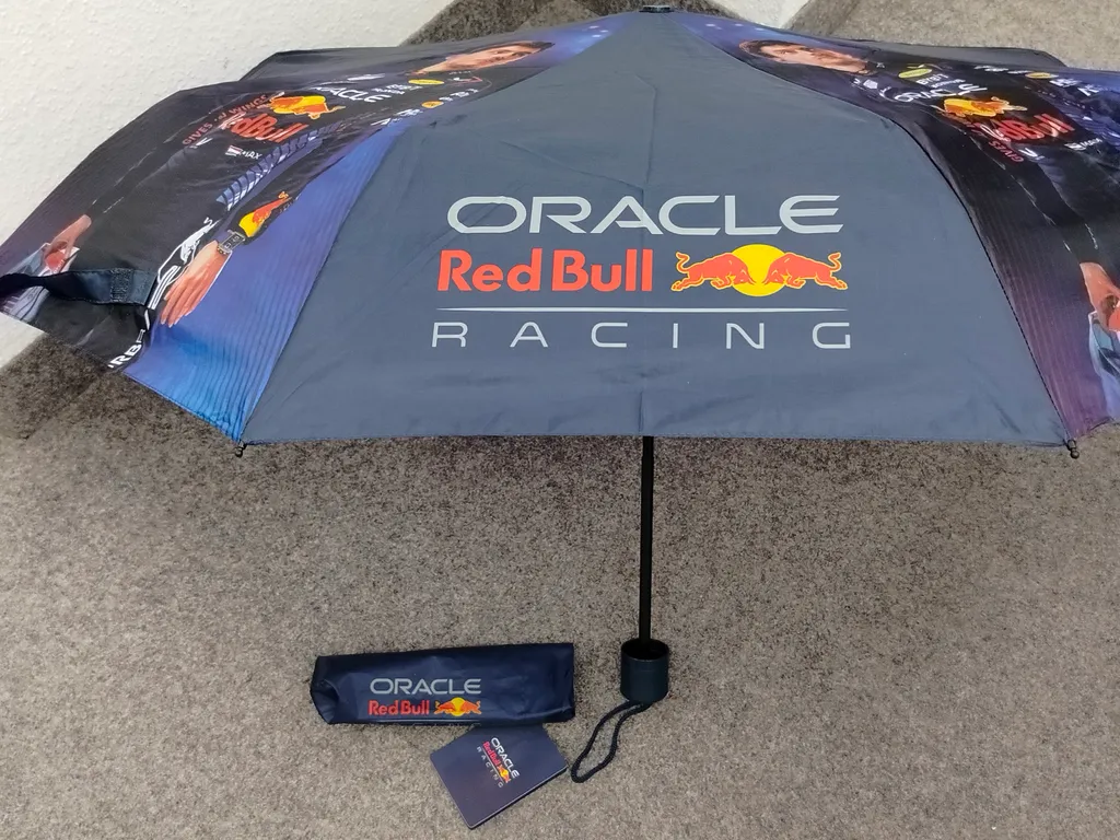 Ombrello Red Bull Oracle Racing Antivento - Alta Qualità 190T